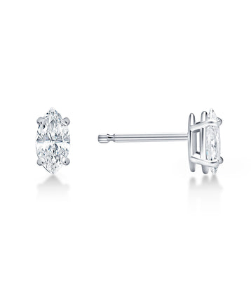 Marquise Diamond Studs
