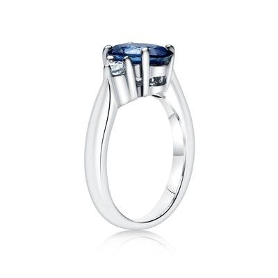 Sapphire & Diamond Ring