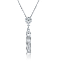 Load image into Gallery viewer, Diamond Tassel  Necklace