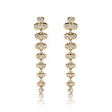 Load image into Gallery viewer, Dangly Diamond Earrings