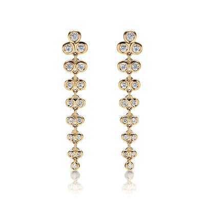 Dangly Diamond Earrings