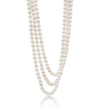 Load image into Gallery viewer, ‘Endless’ Pearl Strand 100” 7-8mm