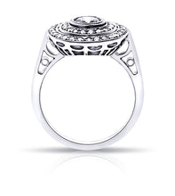 Load image into Gallery viewer, Art Deco Style Diamond Ring Custom Made to fit your diamond